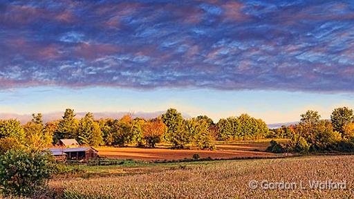 Landscape At Sunrise_28111.jpg - Photographed near Lombardy, Ontario, Canada.